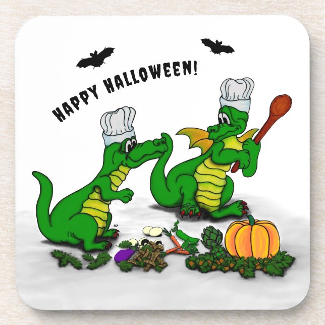 Dragons - Happy Halloween ! Today I will cook Coaster (Front)