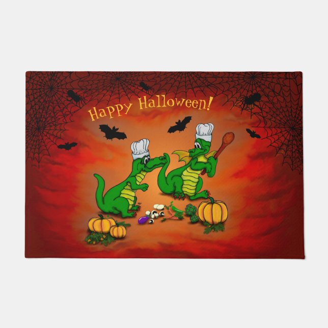 Dragons - Happy Halloween ! Today I will cook Doormat (Front)