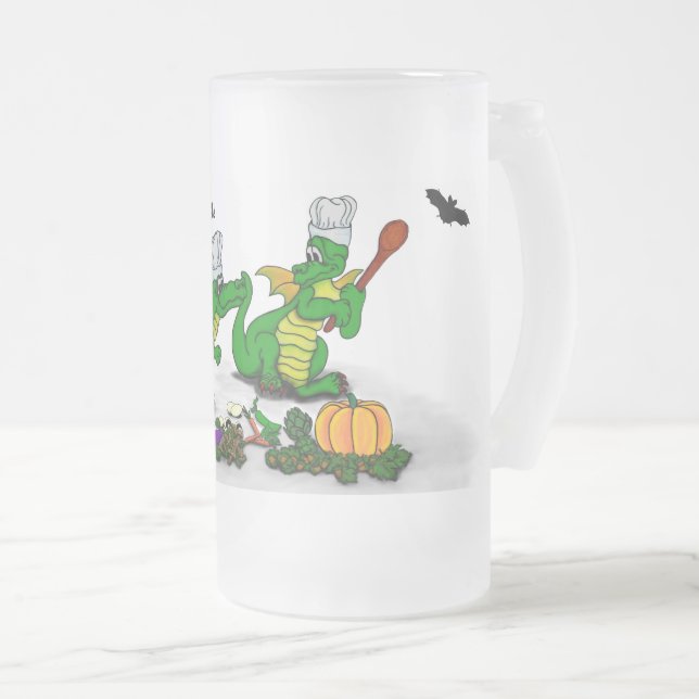 Dragons - Happy Halloween ! Today I will cook Frosted Glass Beer Mug (Front Right)
