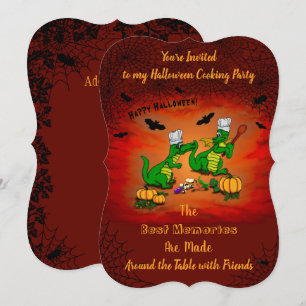 Dragons - Happy Halloween ! Today I will cook Invitation