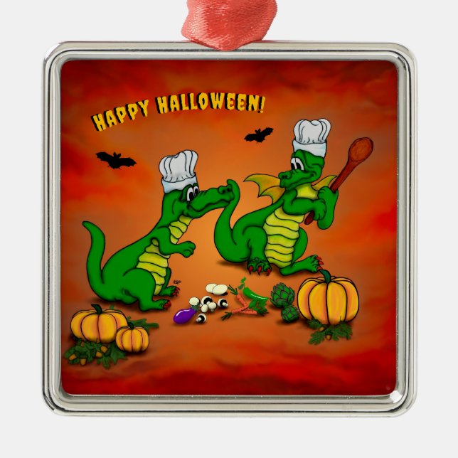 Dragons - Happy Halloween ! Today I will cook Metal Tree Decoration (Front)