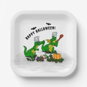 Dragons - Happy Halloween ! Today I will cook Paper Plate