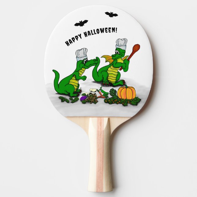 Dragons - Happy Halloween ! Today I will cook Ping Pong Paddle (Front)