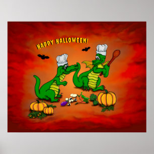 Dragons - Happy Halloween ! Today I will cook Poster