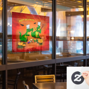 Dragons - Happy Halloween ! Today I will cook Window Cling