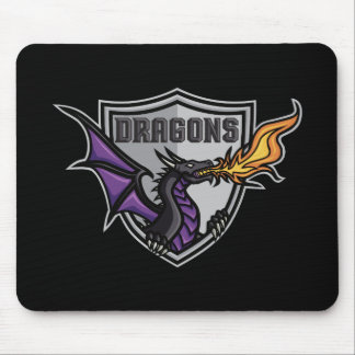 Dragons Hockey Logo Mouse Pad