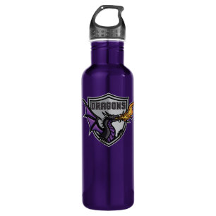 Dragons Hockey Logo Stainless Steel Water Bottle