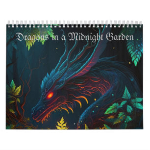 Dragons in a Midnight Garden Calendar