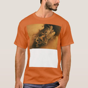 Dragons In The Clouds Japanese Vintage Art T-Shirt