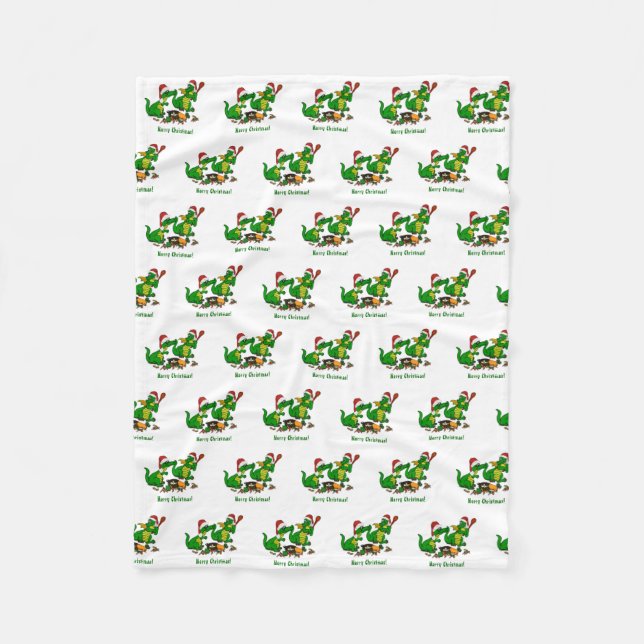 Dragons - Merry Christmas ! - today I will cook Fleece Blanket (Front)