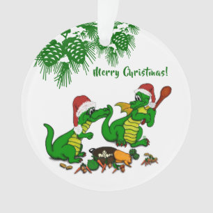 Dragons - Merry Christmas ! - today I will cook Ornament