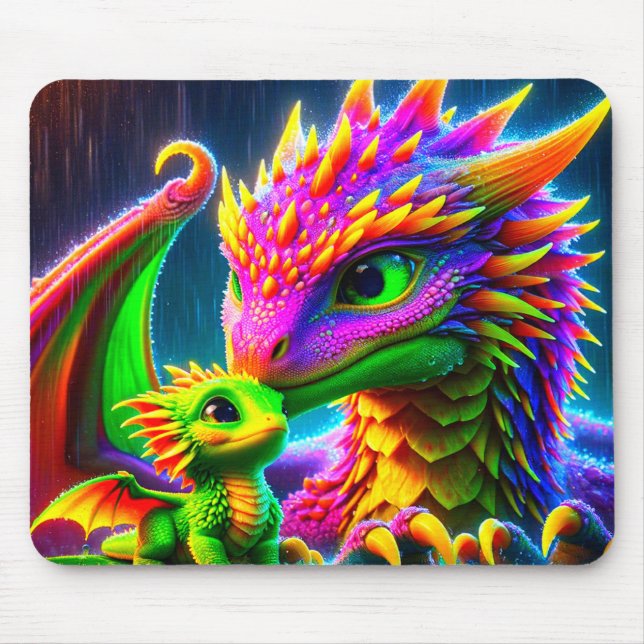 Dragons Mouse Mat (Front)