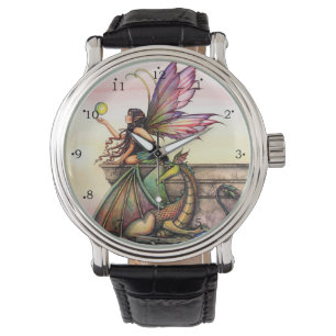 Dragon's Orbs Fairy and Dragon Fantasy Art Watch