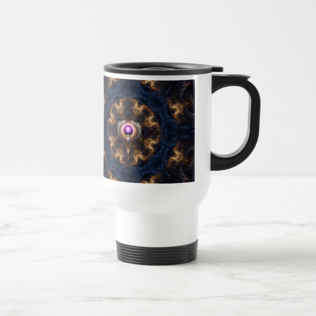 Dragons Ring Of Fire Travel Mug (Right)