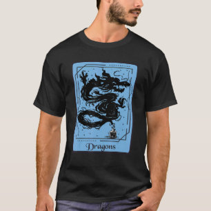 Dragons Tarot Card Mystical Dragon Cards Occult T-Shirt