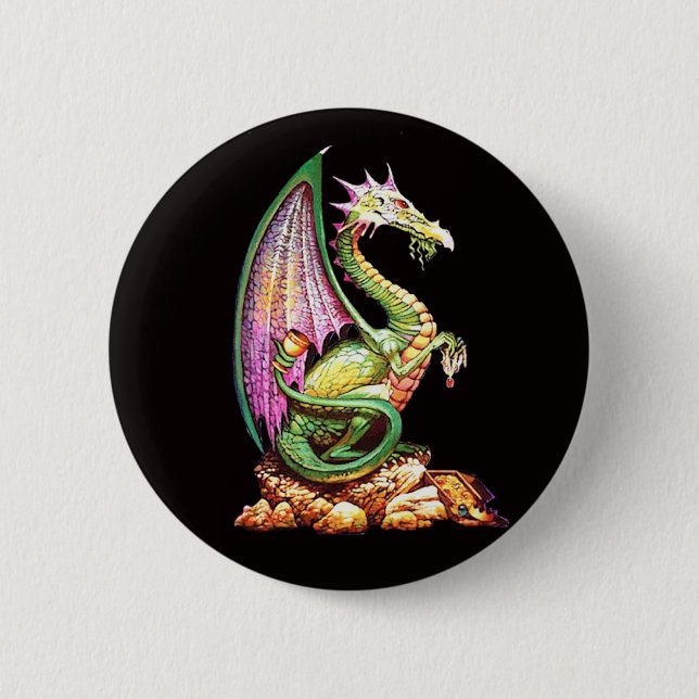 dragoon 6 cm round badge (Front)