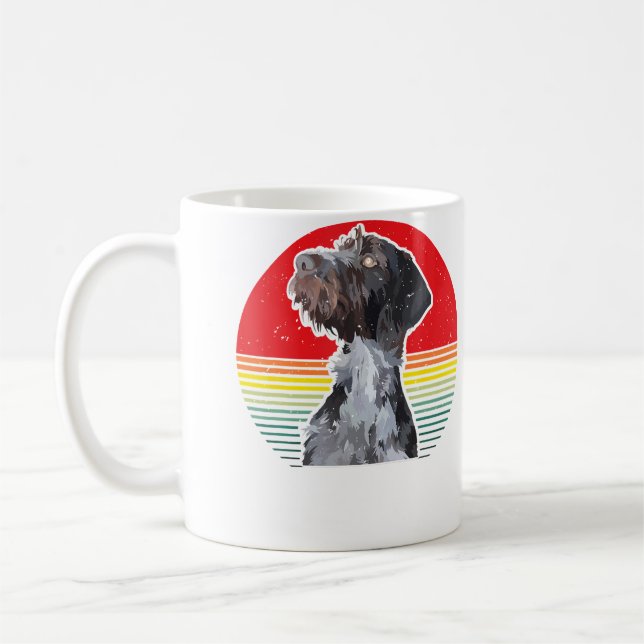 Drahthaar Dog German Wirehaired Pointer Hunting Do Coffee Mug (Left)