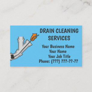 Drain Cleaning Services Business Card