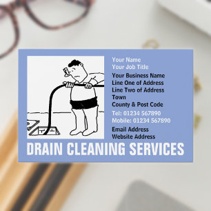 Drain Cleaning Services Cartoon
