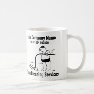Drain Cleaning Services Cartoon Mug