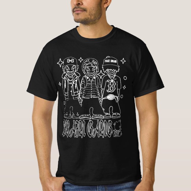 " Drain Gang Redlight" T-Shirt (Front)