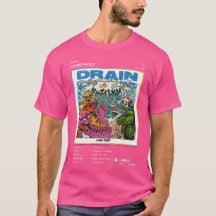 Drain - Living Proof Tracklist Album T-Shirt