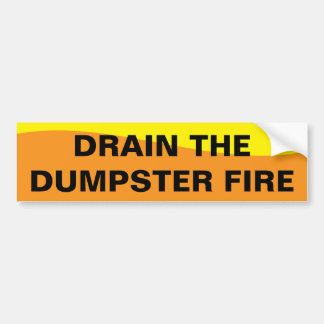 DRAIN THE SWAMP BUMPER STICKER