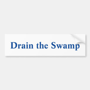 Drain the Swamp Bumper Sticker