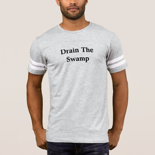 "Drain The Swamp" football shirt