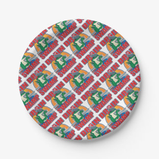 Drain The Swamp in Washington Paper Plate