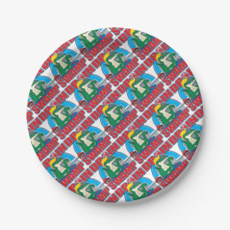 Drain-The-Swamp Paper Plate