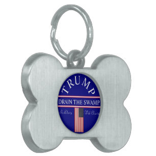 Drain the Swamp Pet ID Tag