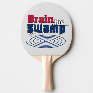 Drain the Swamp Ping Pong Paddle