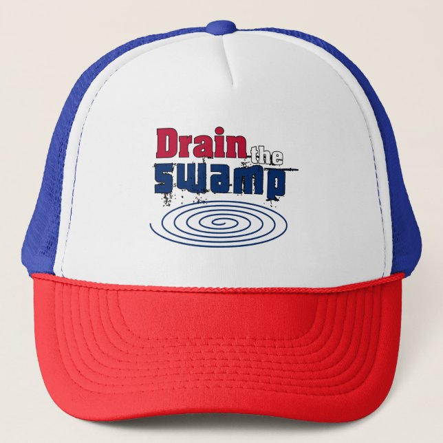 Drain the Swamp  Trucker Hat (Front)