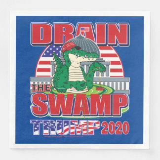 Drain The Swamp - Trump 2020 Napkin