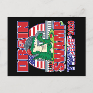 Drain The Swamp - Trump 2020 Postcard
