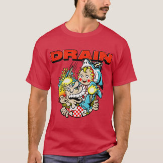 Drains Band Cartoon Ices Creams Sharks Attacks fri T-Shirt