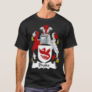 Drake Coat of Arms  Family Crest  T-Shirt