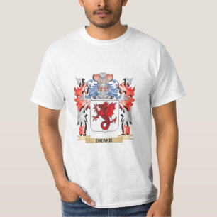 Drake Coat of Arms - Family Crest T-Shirt