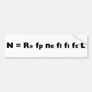 Drake_Equation Bumper Sticker
