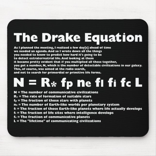 Drake_Equation Mouse Mat (Front)