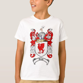 DRAKE FAMILY CREST -  DRAKE COAT OF ARMS T-Shirt