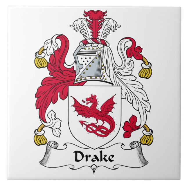 Drake Family Crest Tile (Front)