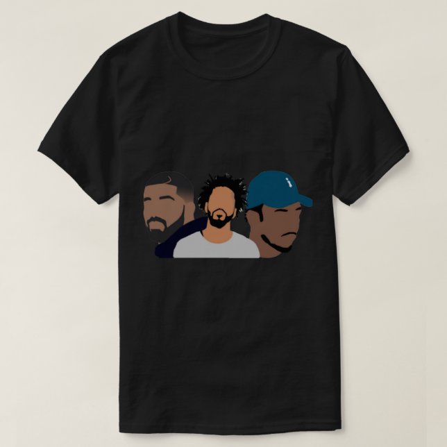 Drake, J Cole, Kendrick Lamar Shirt  Classic T-Shi (Design Front)