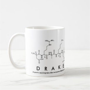 Drake peptide name mug
