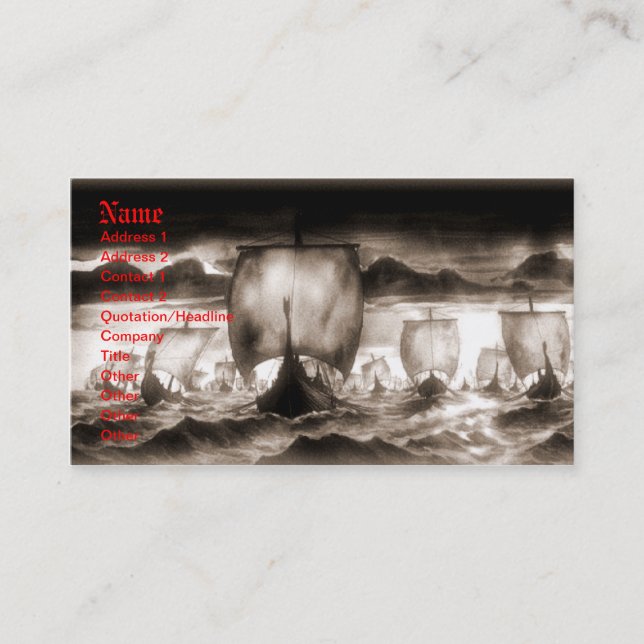 Drakkar Business Card (Front)