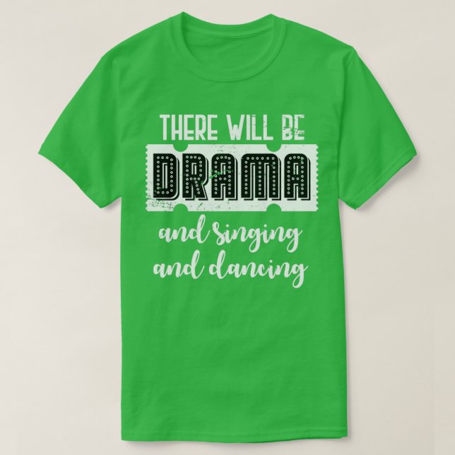 Drama Actor Theatre T-Shirt (Design Front)