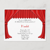 Drama and Theatre Invitation