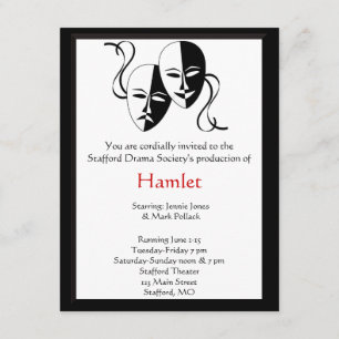 Drama and Theatre Invitation