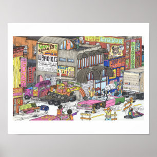 Drama at the corner of Broad & Charles Poster 2